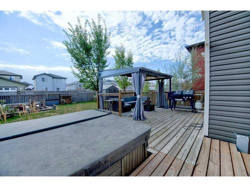 4825 Aspen Lakes Boulevard, Blackfalds, AB - Outdoor With Deck Patio Veranda