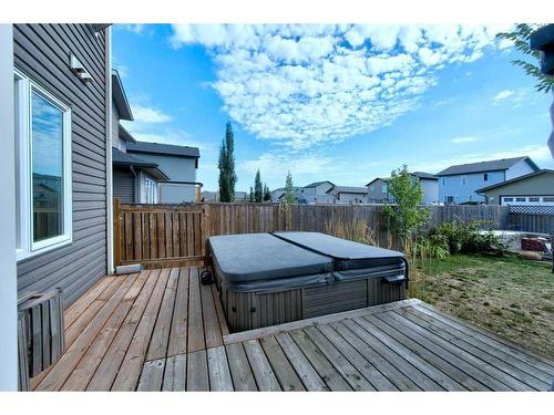 4825 Aspen Lakes Boulevard, Blackfalds, AB - Outdoor With Deck Patio Veranda With Exterior