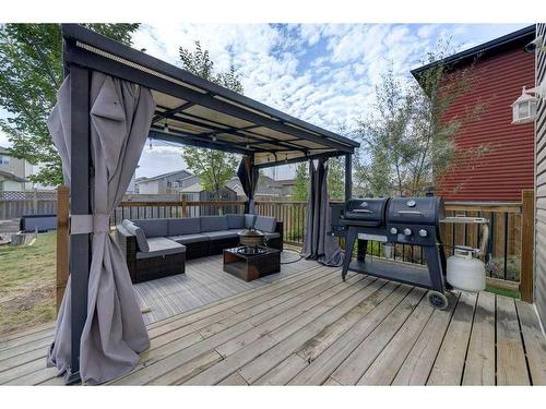 4825 Aspen Lakes Boulevard, Blackfalds, AB - Outdoor With Deck Patio Veranda With Exterior