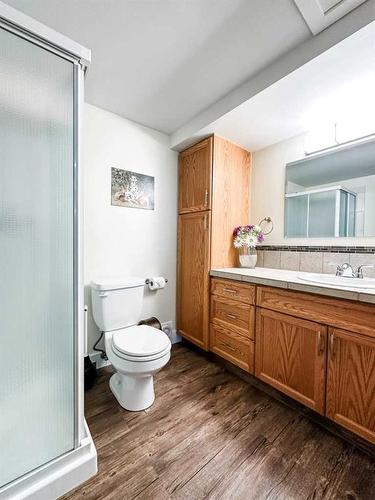 5916 42 Avenue, Stettler, AB - Indoor Photo Showing Bathroom