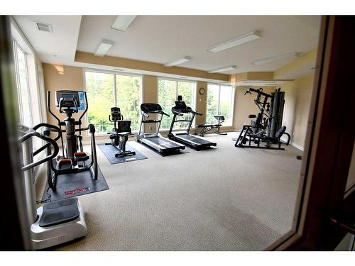 425-6 Michener Boulevard, Red Deer, AB - Indoor Photo Showing Gym Room