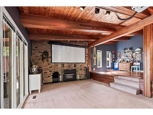 63 Warbler Close, Half Moon Bay, AB - Indoor With Fireplace