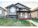 72 Ibbotson Close, Red Deer, AB  - Outdoor With Deck Patio Veranda With Facade 