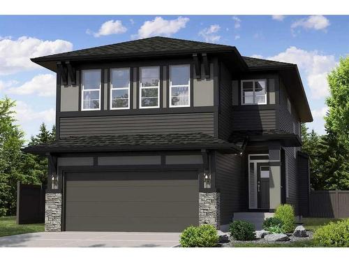 71 Amblefield Common, Calgary, AB - Outdoor With Facade