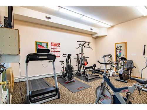 325-4512 52 Avenue, Red Deer, AB - Indoor Photo Showing Gym Room