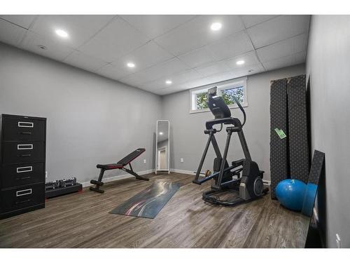 20042 Township Road 472, Rural Camrose County, AB - Indoor Photo Showing Gym Room