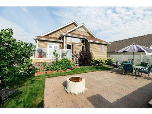 7101 Cobb Street, Lacombe, AB - Outdoor With Deck Patio Veranda