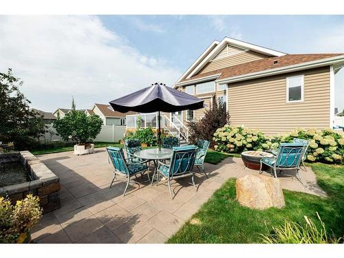 7101 Cobb Street, Lacombe, AB - Outdoor With Deck Patio Veranda