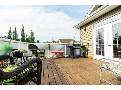 7101 Cobb Street, Lacombe, AB - Outdoor With Deck Patio Veranda With Exterior