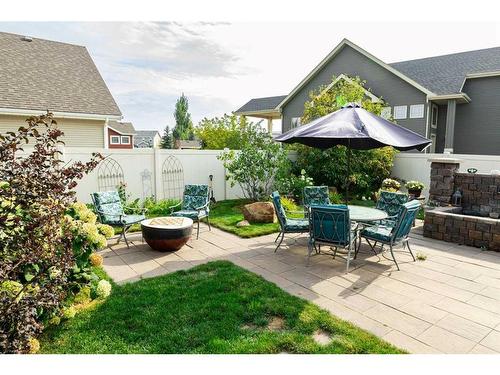 7101 Cobb Street, Lacombe, AB - Outdoor With Deck Patio Veranda