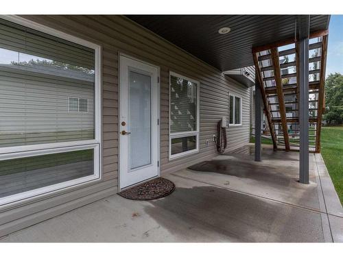 19-5405 39 Avenue, Camrose, AB - Outdoor With Deck Patio Veranda With Exterior