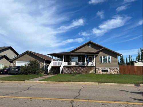 6018 52 Avenue, Stettler, AB - Outdoor With Deck Patio Veranda