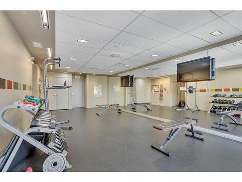 5318-2660 22 Street, Red Deer, AB - Indoor Photo Showing Gym Room