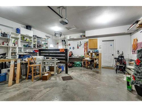 25 Dumas Crescent, Red Deer, AB - Indoor Photo Showing Garage