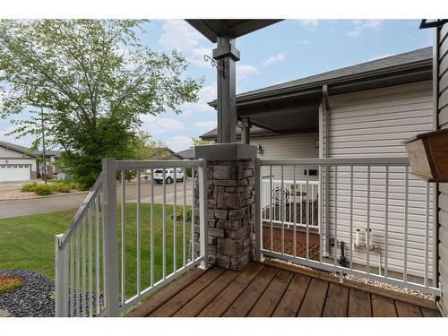 9-5021 34 Avenue, Camrose, AB - Outdoor With Deck Patio Veranda With Exterior