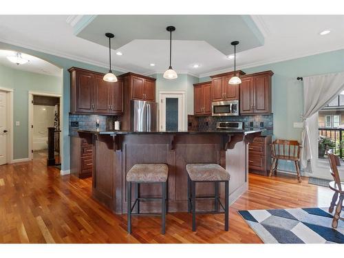 5602 24 Avenue Close, Camrose, AB - Indoor Photo Showing Kitchen With Upgraded Kitchen