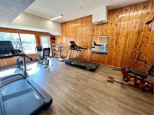 118-4805 45 Street, Red Deer, AB - Indoor Photo Showing Gym Room