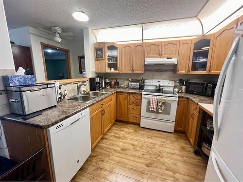 118-4805 45 Street, Red Deer, AB - Indoor Photo Showing Kitchen With Double Sink