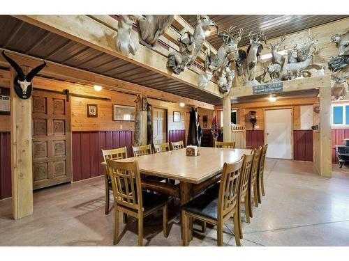 353022 Range Road 4-3, Rural Clearwater County, AB - Indoor Photo Showing Dining Room