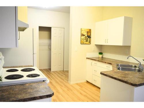 105-80 Kelloway Crescent, Red Deer, AB - Indoor Photo Showing Kitchen With Double Sink