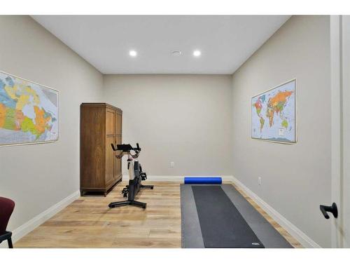 8 Sweetgrass Place, Sylvan Lake, AB - Indoor Photo Showing Gym Room