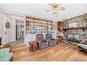 16 Cameron Crescent, Red Deer, AB  - Indoor Photo Showing Living Room With Fireplace 