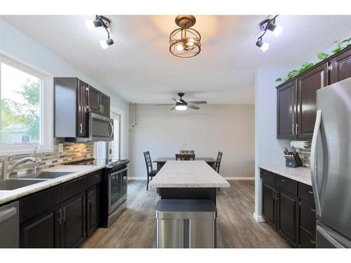 6406 35 Avenue, Camrose, AB - Indoor Photo Showing Kitchen With Double Sink