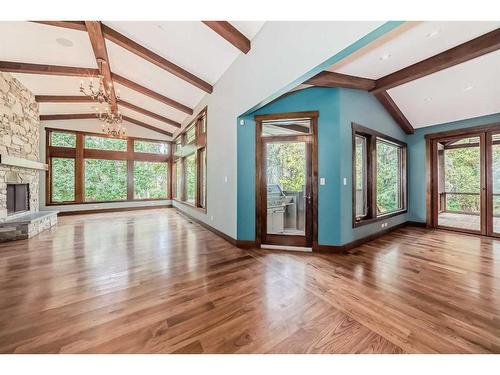 12 Cronquist Close, Red Deer, AB - Indoor Photo Showing Other Room With Fireplace