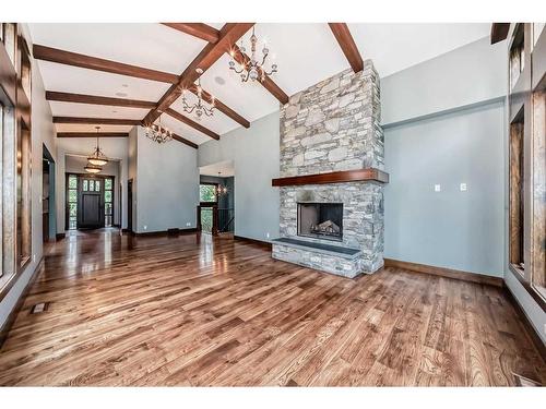 12 Cronquist Close, Red Deer, AB - Indoor Photo Showing Living Room With Fireplace