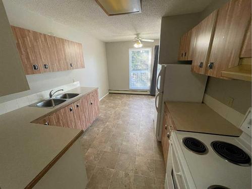 301-4814 46 Street, Red Deer, AB - Indoor Photo Showing Kitchen With Double Sink