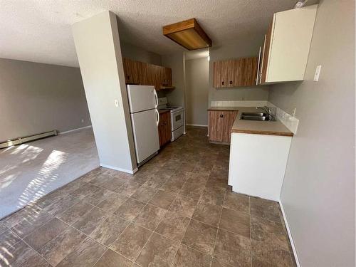 301-4814 46 Street, Red Deer, AB - Indoor Photo Showing Kitchen With Double Sink