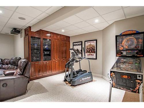 6240 Cronquist Drive, Red Deer, AB - Indoor Photo Showing Gym Room