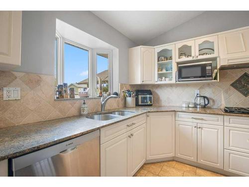 30 Abraham Close, Red Deer, AB - Indoor Photo Showing Kitchen With Double Sink