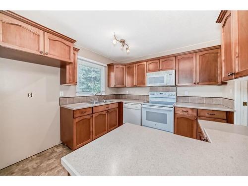 23 Stirling Close, Red Deer, AB - Indoor Photo Showing Kitchen With Double Sink