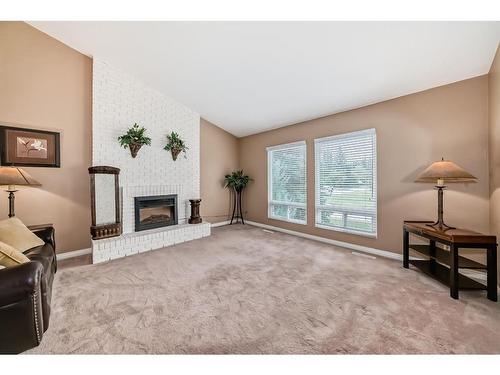 23 Stirling Close, Red Deer, AB - Indoor With Fireplace