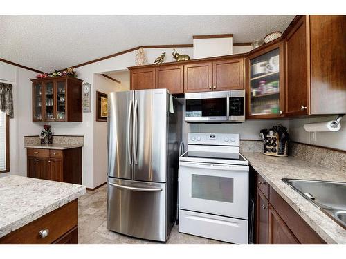 192A Beach Drive, Rural Ponoka County, AB - Indoor Photo Showing Kitchen