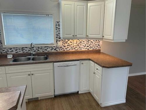 5416 49 Avenue West, Forestburg, AB - Indoor Photo Showing Kitchen With Double Sink