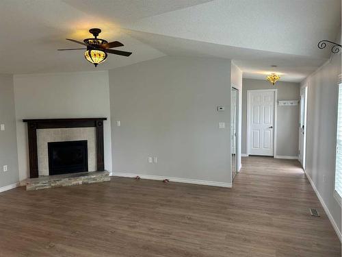 5416 49 Avenue West, Forestburg, AB - Indoor Photo Showing Living Room With Fireplace