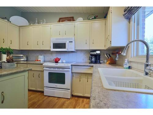 3905 67 Street, Camrose, AB - Indoor Photo Showing Kitchen With Double Sink