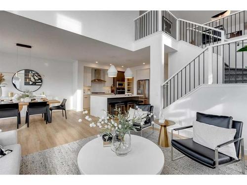 341 Sora Way Se, Calgary, AB - Indoor Photo Showing Dining Room