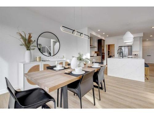 341 Sora Way Se, Calgary, AB - Indoor Photo Showing Dining Room