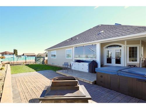 7208 44 Avenue Close, Camrose, AB - Outdoor With Deck Patio Veranda