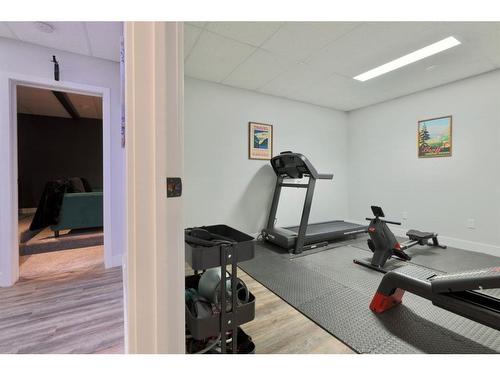 7208 44 Avenue Close, Camrose, AB - Indoor Photo Showing Gym Room