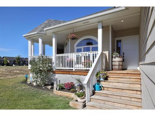 7208 44 Avenue Close, Camrose, AB - Outdoor With Deck Patio Veranda