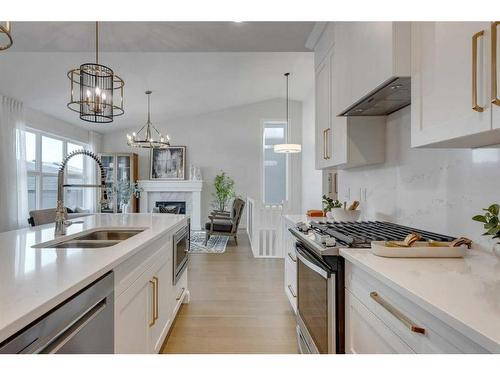 12 Treeline Lane Sw, Calgary, AB - Indoor Photo Showing Kitchen With Double Sink With Upgraded Kitchen