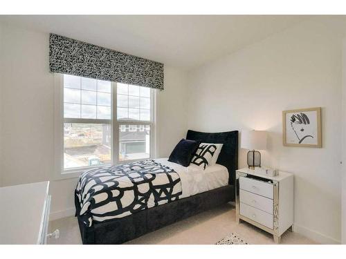 348 Sora Terrace Se, Calgary, AB - Indoor Photo Showing Bedroom