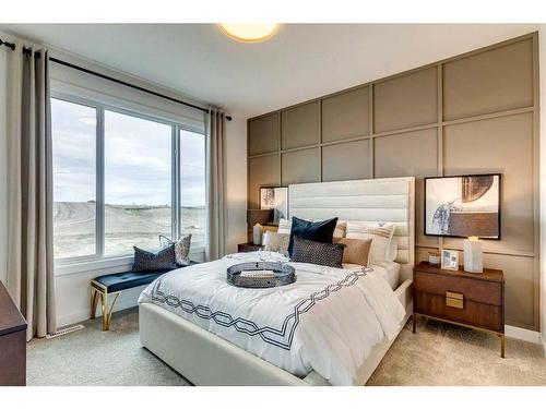 51 Rancher'S View East, Okotoks, AB - Indoor Photo Showing Bedroom