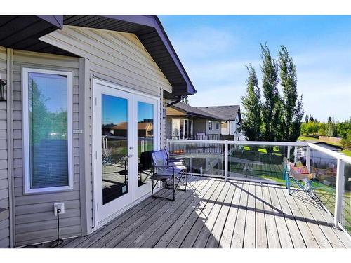 4851 56 Avenue, Innisfail, AB - Outdoor With Deck Patio Veranda With Exterior