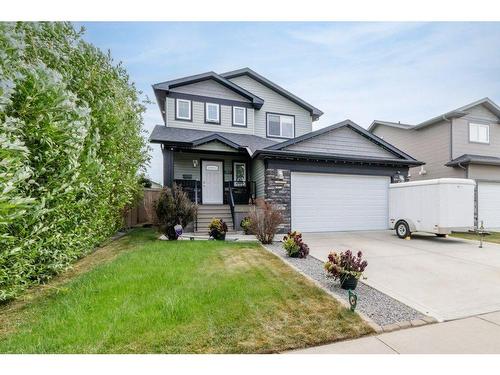 4833 Aspen Lakes Boulevard, Blackfalds, AB - Outdoor With Facade