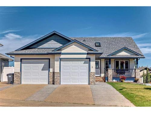 5 Laurel Close, Sylvan Lake, AB - Outdoor With Deck Patio Veranda With Facade